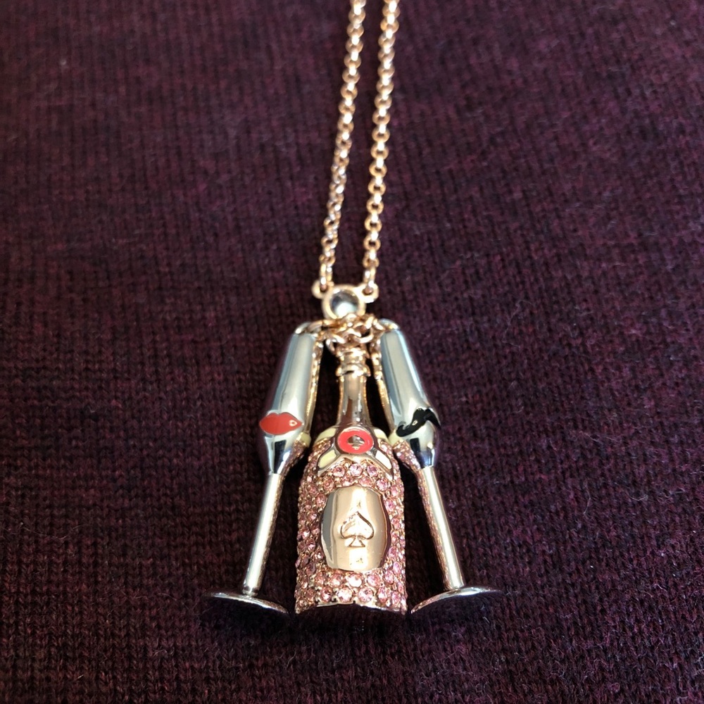 Kate Spade Make Magic Rose Gold Necklace NWT
